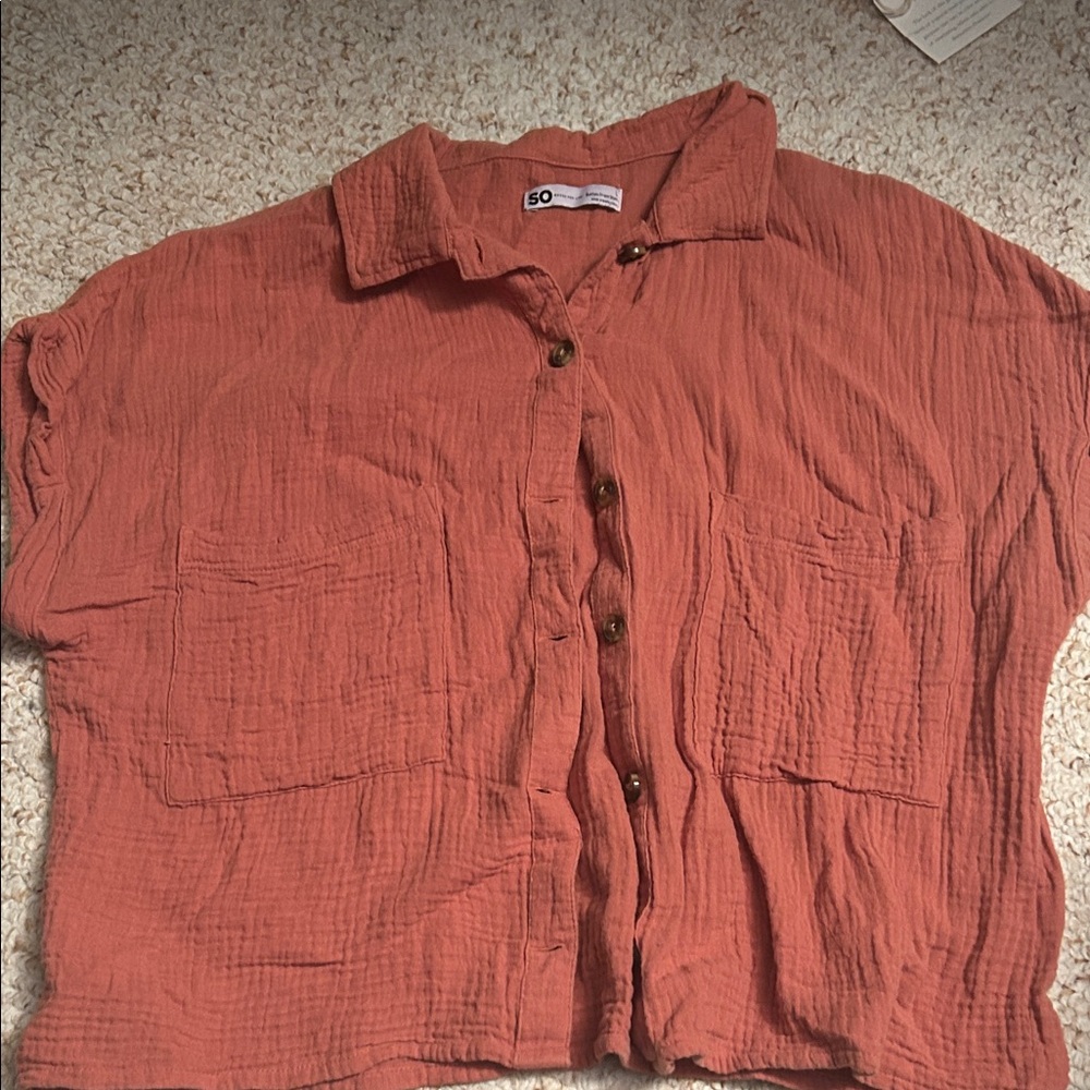Button-Front Shirt